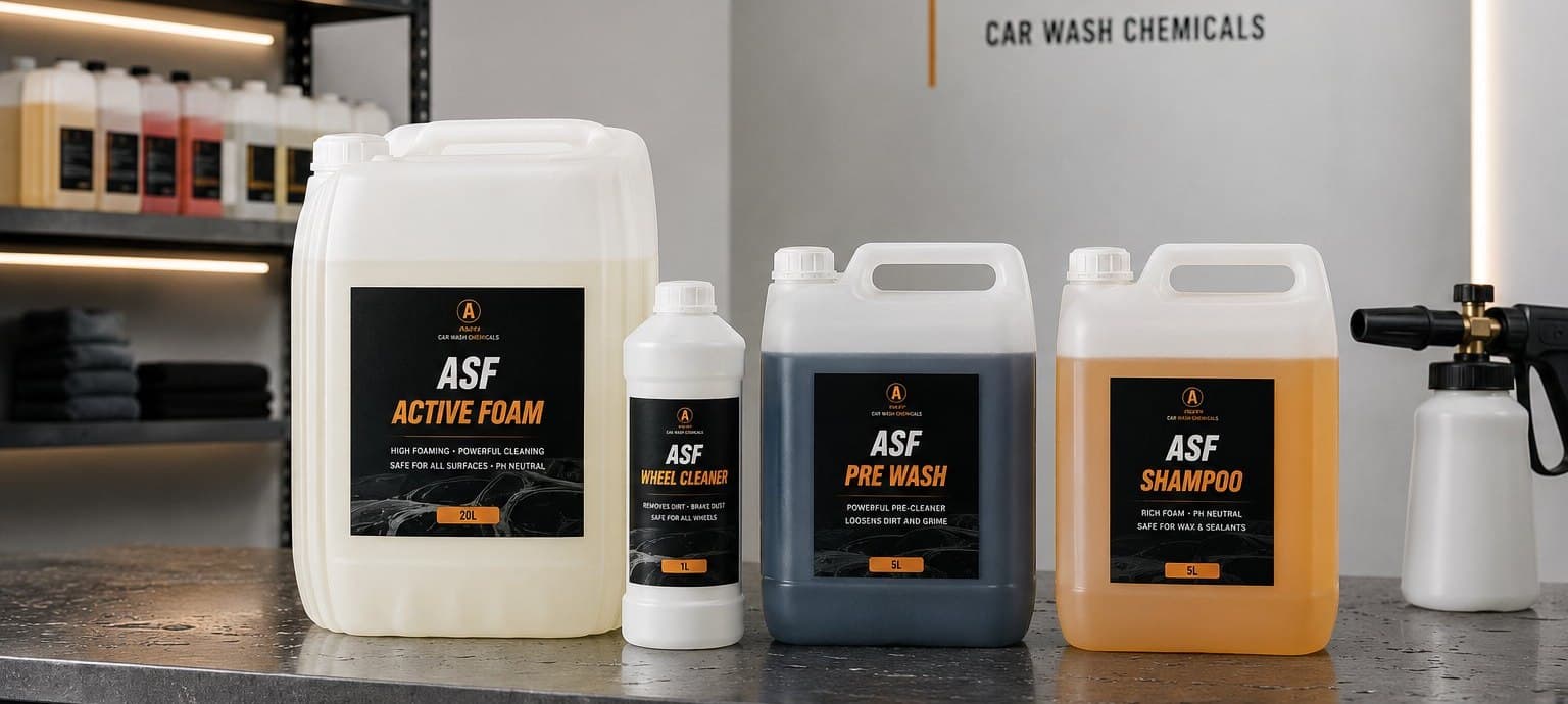 Линейка продукции ASF Car Wash Chemicals